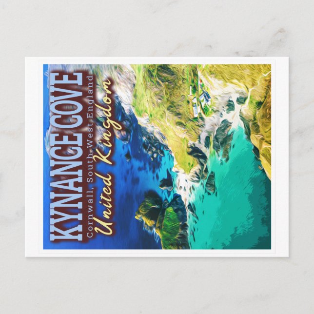 KYNANCE COVE - CORNWALL ENGLAND UK POSTCARD (Front)