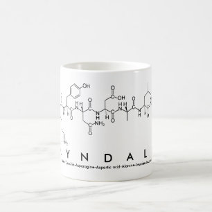 Kyndall peptide name mug