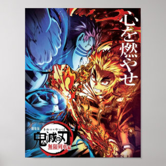 Kyojuro rengoku vs Akaza Poster