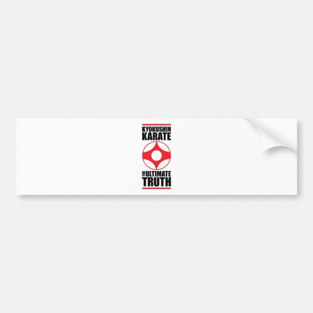 Kyokushin_0003.png Bumper Sticker (Front)