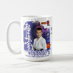 Kyokushin Dojo Photo Student Blue Belt Team Coffee Mug