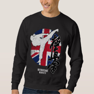 Kyokushin England Karate English UK flag Kyokushin Sweatshirt