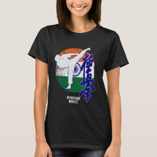 Kyokushin India Karate Indian flag Kyokushinkai Do T-Shirt