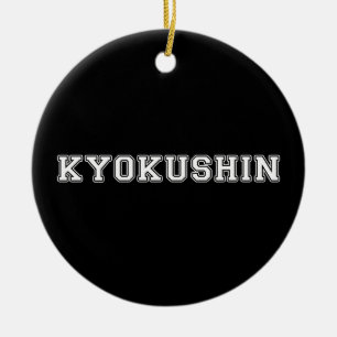 Kyokushin Karate Ceramic Ornament
