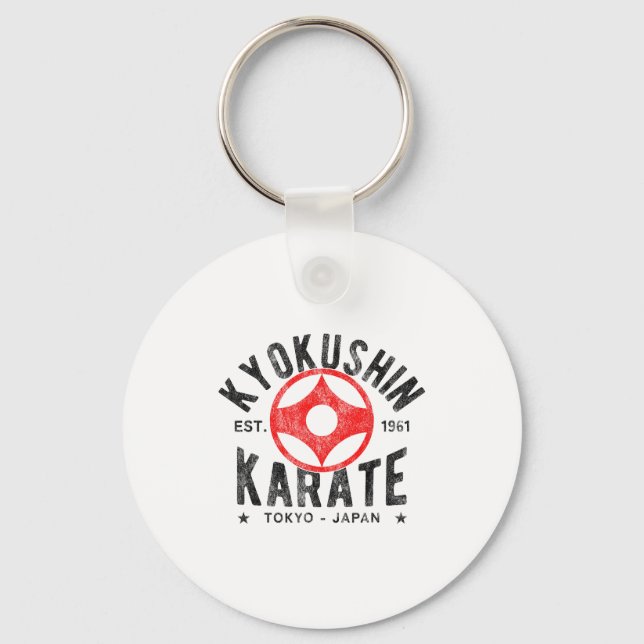 Kyokushin Karate Do Martial Arts Japan Tokyo Vinta Keychain (Front)