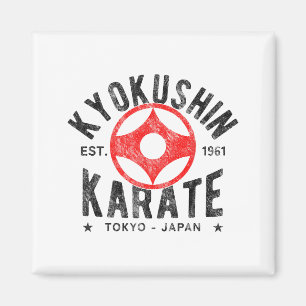 Kyokushin Karate Do Martial Arts Japan Tokyo Vinta Magnet