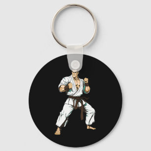 Kyokushin Karate Fighter - Japanese Martial Arts  Keychain