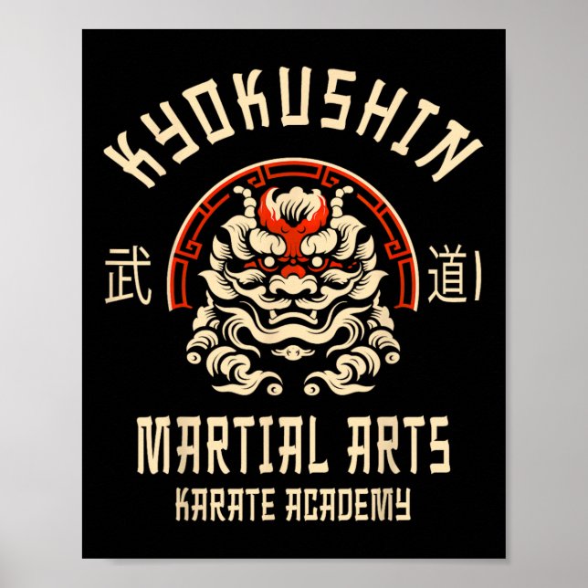Kyokushin Karate Japanese Martial Arts  Poster (Front)