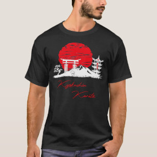 Kyokushin Karate Landscape by Zanshin-Art T-Shirt
