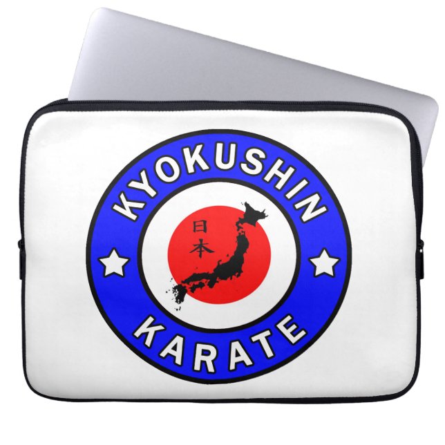 Kyokushin Karate Laptop Sleeve (Front)