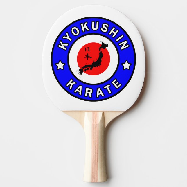 Kyokushin Karate Ping Pong Paddle (Front)