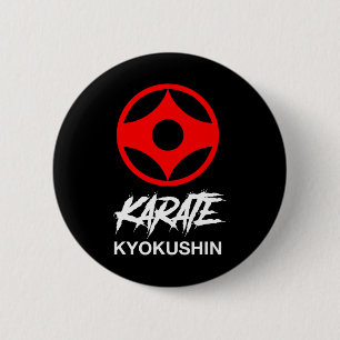 Kyokushin Karate Symbol Kyokushinkai Dojo Training 2 Inch Round Button