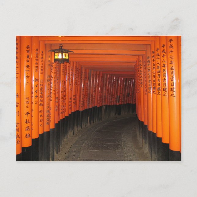 Kyoto 1000 tori postcard (Front)