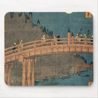 Kyoto bridge by moonlight