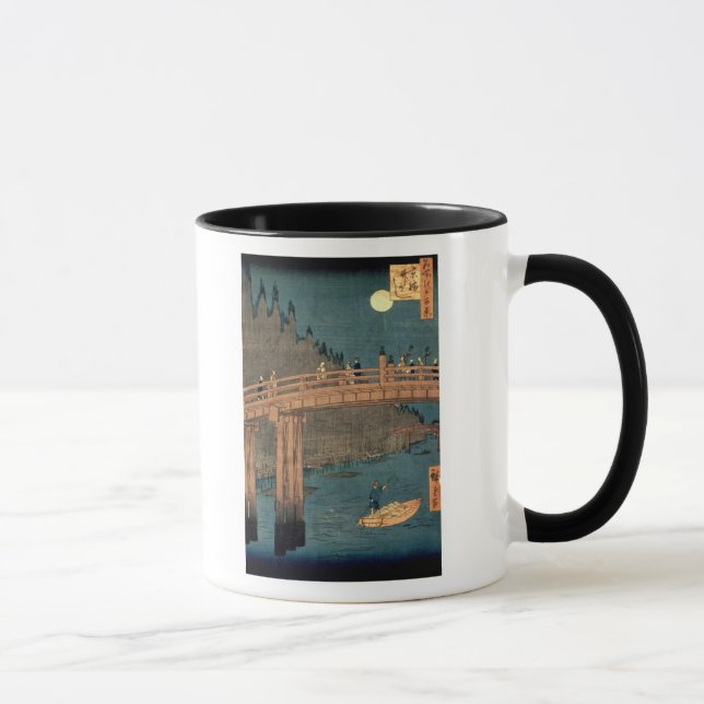 Kyoto bridge by moonlight mug (Right)