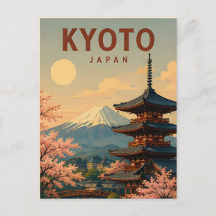 Kyoto Japan Ancient Temples Traditional Travel ⛩️ Postcard