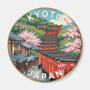 Kyoto Japan Colourful Japanese Travel Magnet