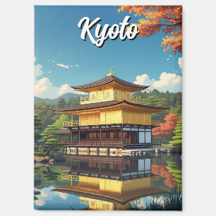 Kyoto Japan Kinkakuji Golden Pavilion Magnet