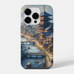 Kyoto Japan Landscape Travel Vintage iPhone 14 Pro Case