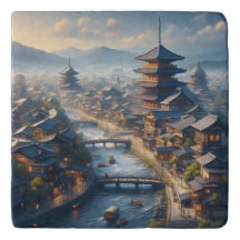 Kyoto Japan Landscape Travel Vintage