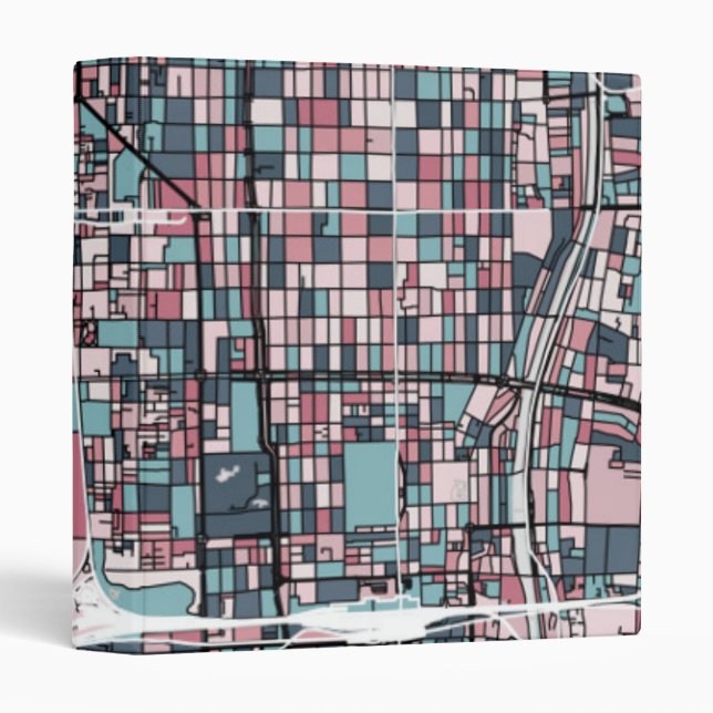 Kyoto Japan Map Binder (Front/Spine)