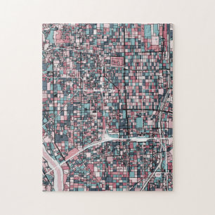 Kyoto Japan Map Jigsaw Puzzle