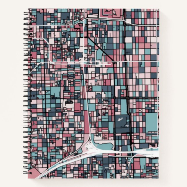 Kyoto Japan Map Notebook (Front)