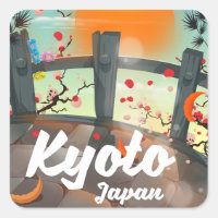 Kyoto Japan travel poster