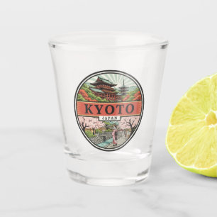 Kyoto Japan Travel Yasaka Shrine Shot Glass