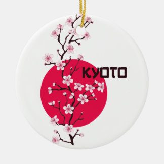 Kyoto Japon ornement de fleurs de cerisiers