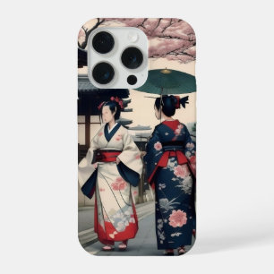 Kyoto Kimono Spring Walk iPhone Case