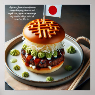 Kyoto Kitchen Burger Sensation Poster