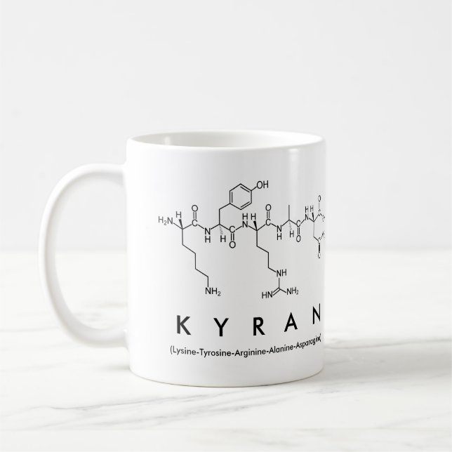 Kyran peptide nom mug (Gauche)