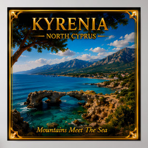 Kyrenia North Cyprus Island Journey Poster