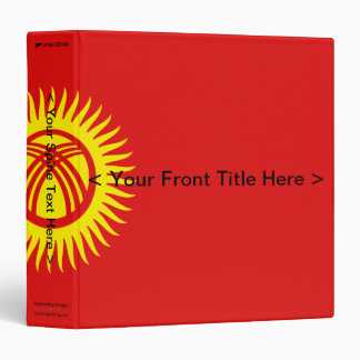 Kyrgyzstan Flag Binder