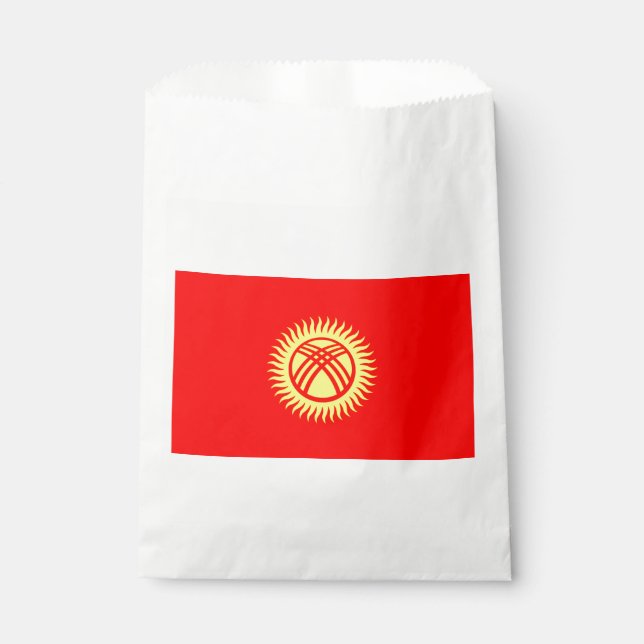 Kyrgyzstan Flag Favour Bag (Front)