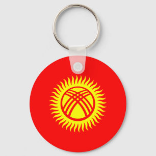 Kyrgyzstan Flag Keychain
