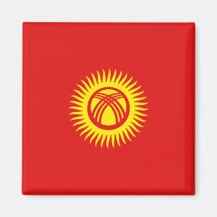 Kyrgyzstan Flag Magnet