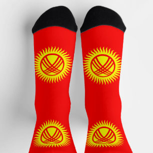 Kyrgyzstan Flag Socks