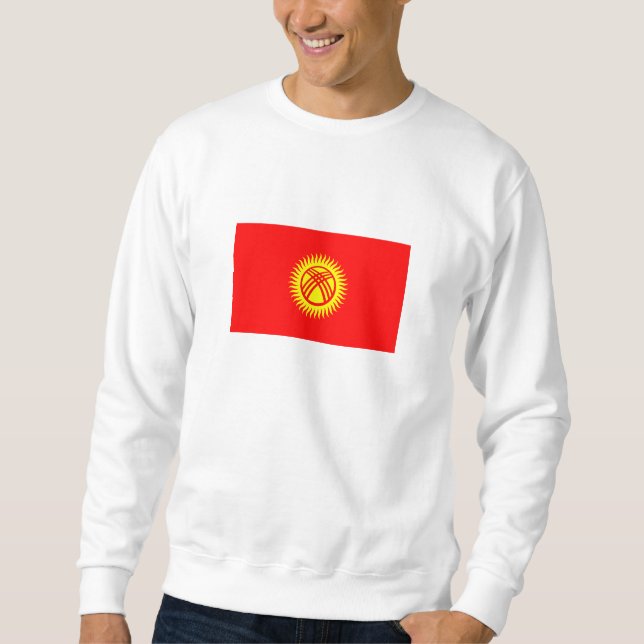 Kyrgyzstan Flag Sweatshirt (Front)