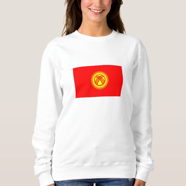 Kyrgyzstan Flag Sweatshirt (Front)