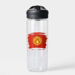Kyrgyzstan flag water bottle