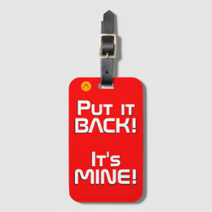 Kyrgyzstan National Flag Funny Patriotic Luggage Tag
