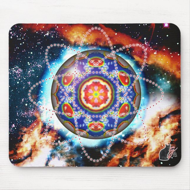 Kyron Orbz Kaleid Mouse Pad (Front)