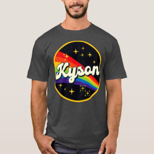 Kyson Rainbow In Space Vintage Style T-Shirt