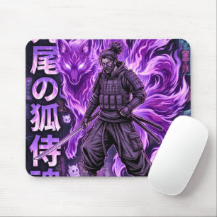 Kyubi Cyber-Samurai Mouse Pad