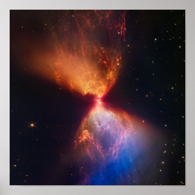 L1527 and Protostar James Webb Telescope Poster (Front)