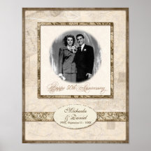 L744 11x14 50th Anniversary Personalized w Photo