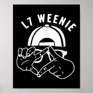 L7 Weenie Baseball Softball Season Apparel Poster