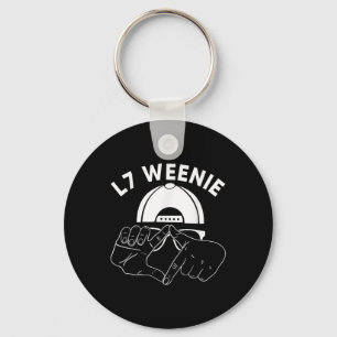 L7 Weenie Loser Hands Funny 90s Baseball Softball  Keychain
